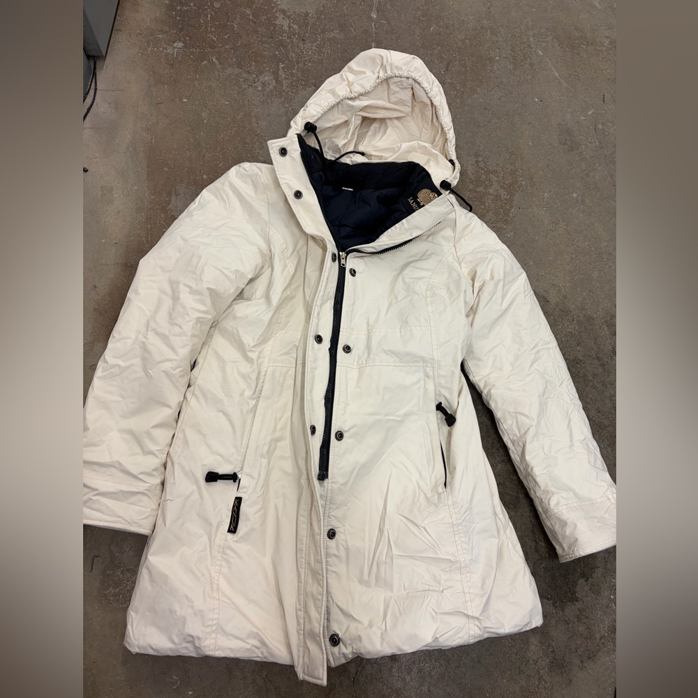 Kanuk Cream Hooded Jacket winter coat